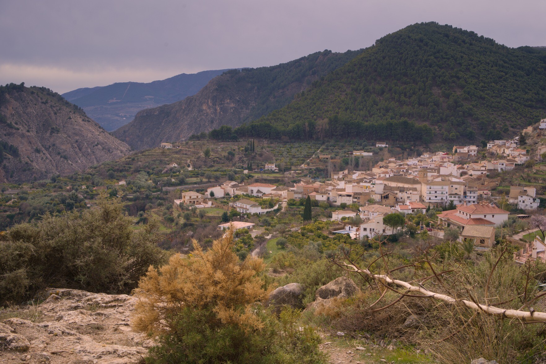The village of Conchar near Granada