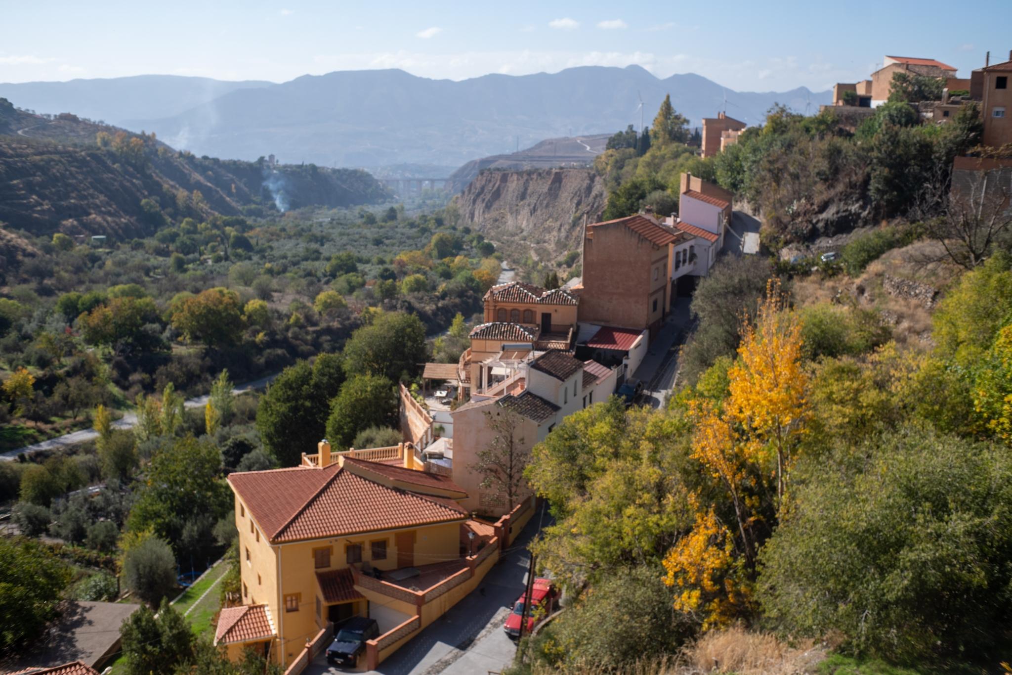 The town of Niguelas on the edge of the Lecrin valley,