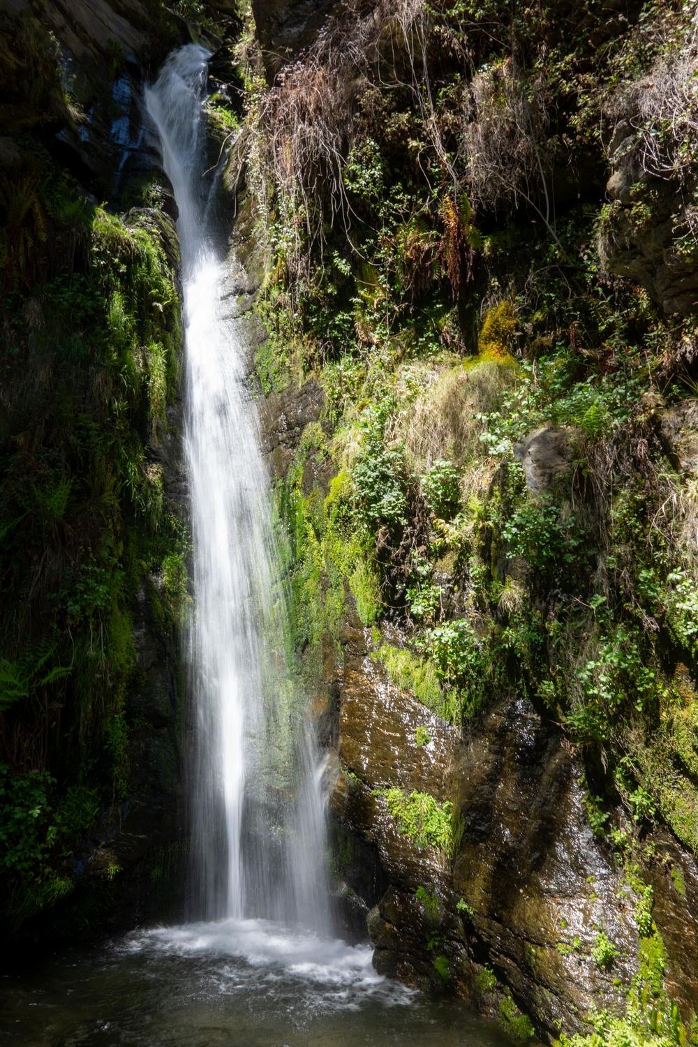 Huge waterfall coming down the Rio Bermejo