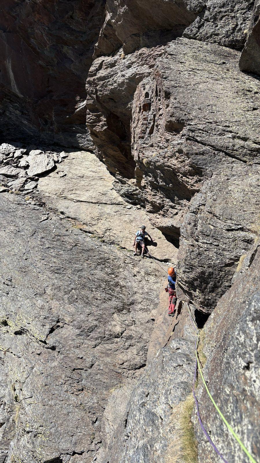 The Paso de Lagarto (pass of the lizard) which is a spectacular horizontal traverse across mind blowingly steep terrain