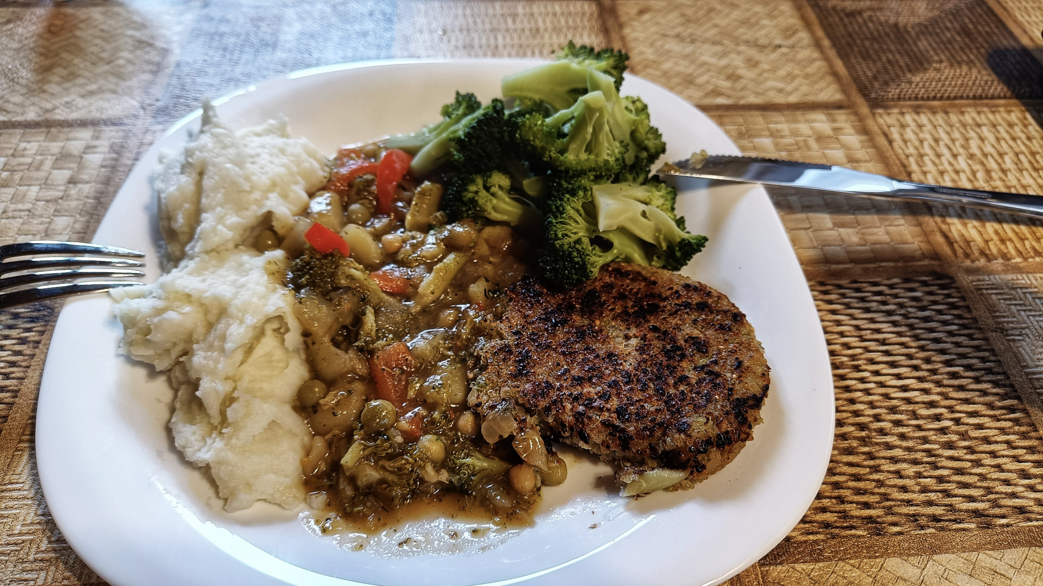 Culinary inspiration? Sort of! Home cooked veggie meal
