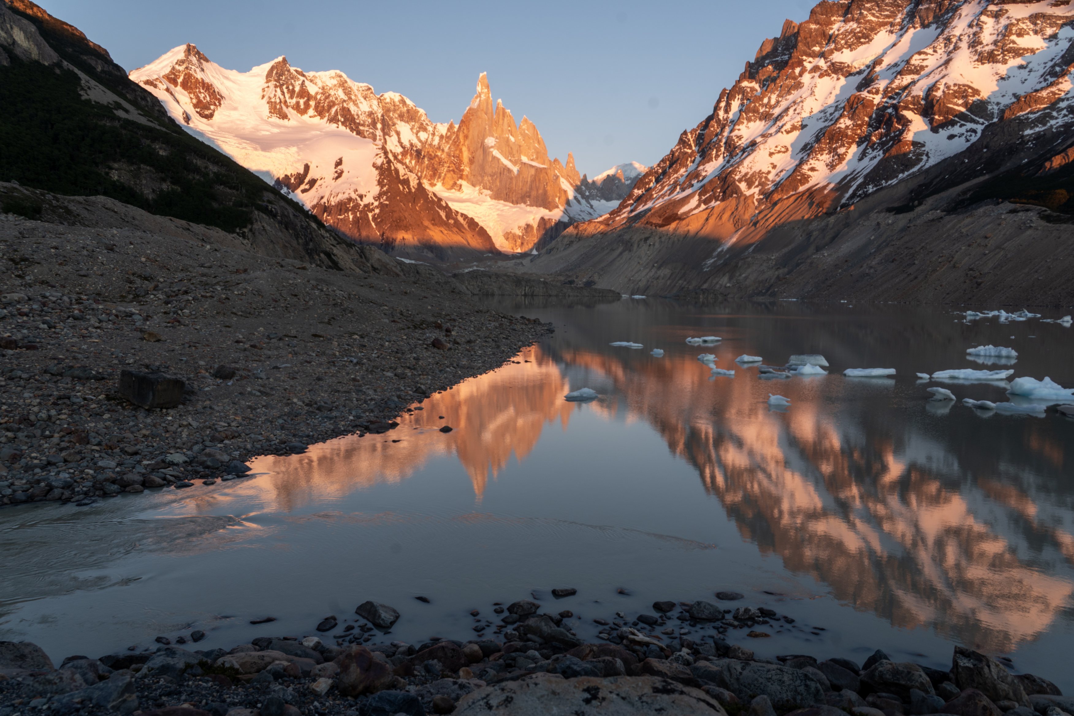Sunrise over Laguna Torre